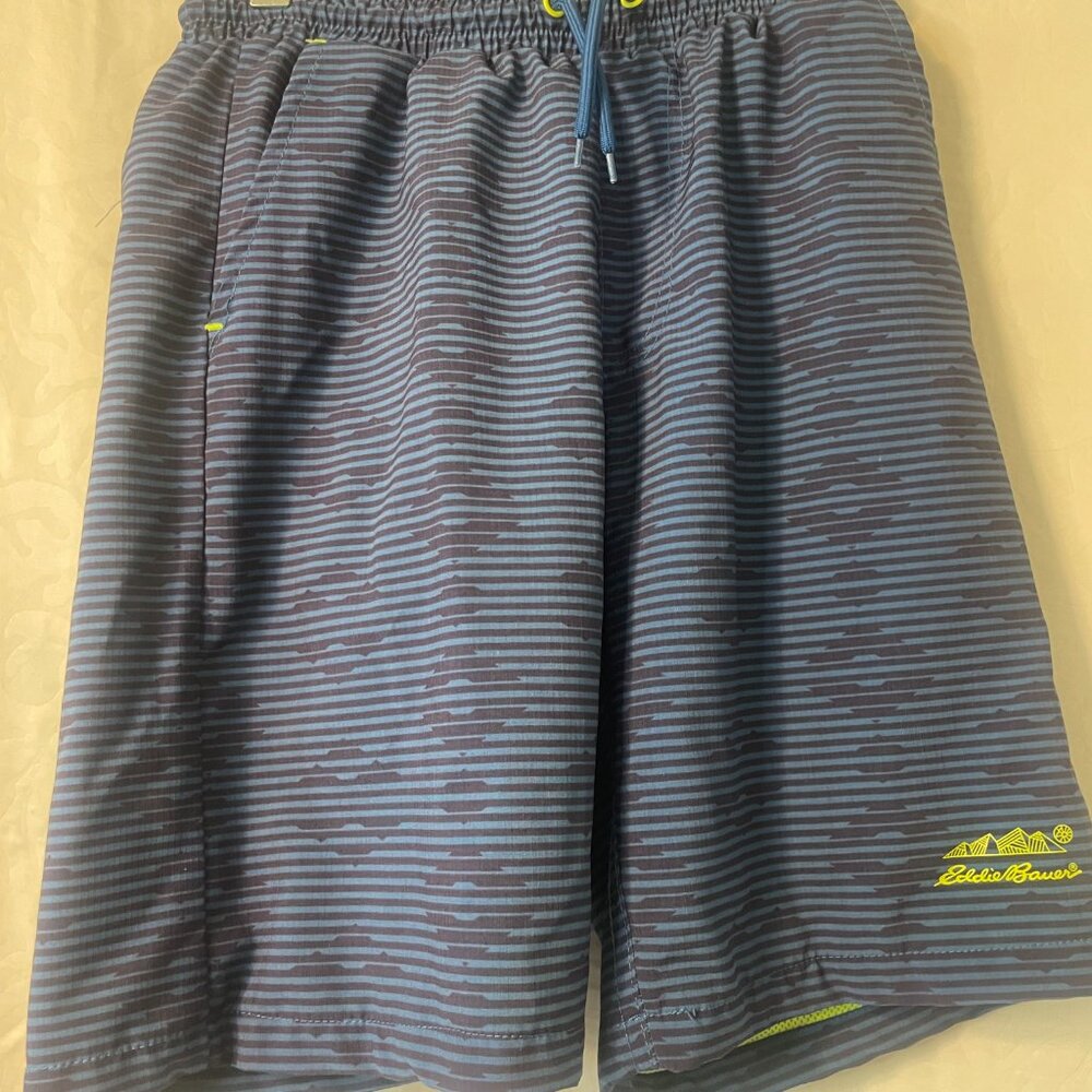 Eddie Bauer boys swim trunks size M 10/12